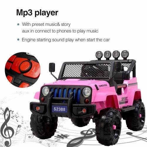 12V Electric Kids Ride On Jeep Street King Truck with Wheels Suspension - Toytexx 12V Electric Kids Ride On Jeep Street King Truck with Wheels Suspension - Toytexx